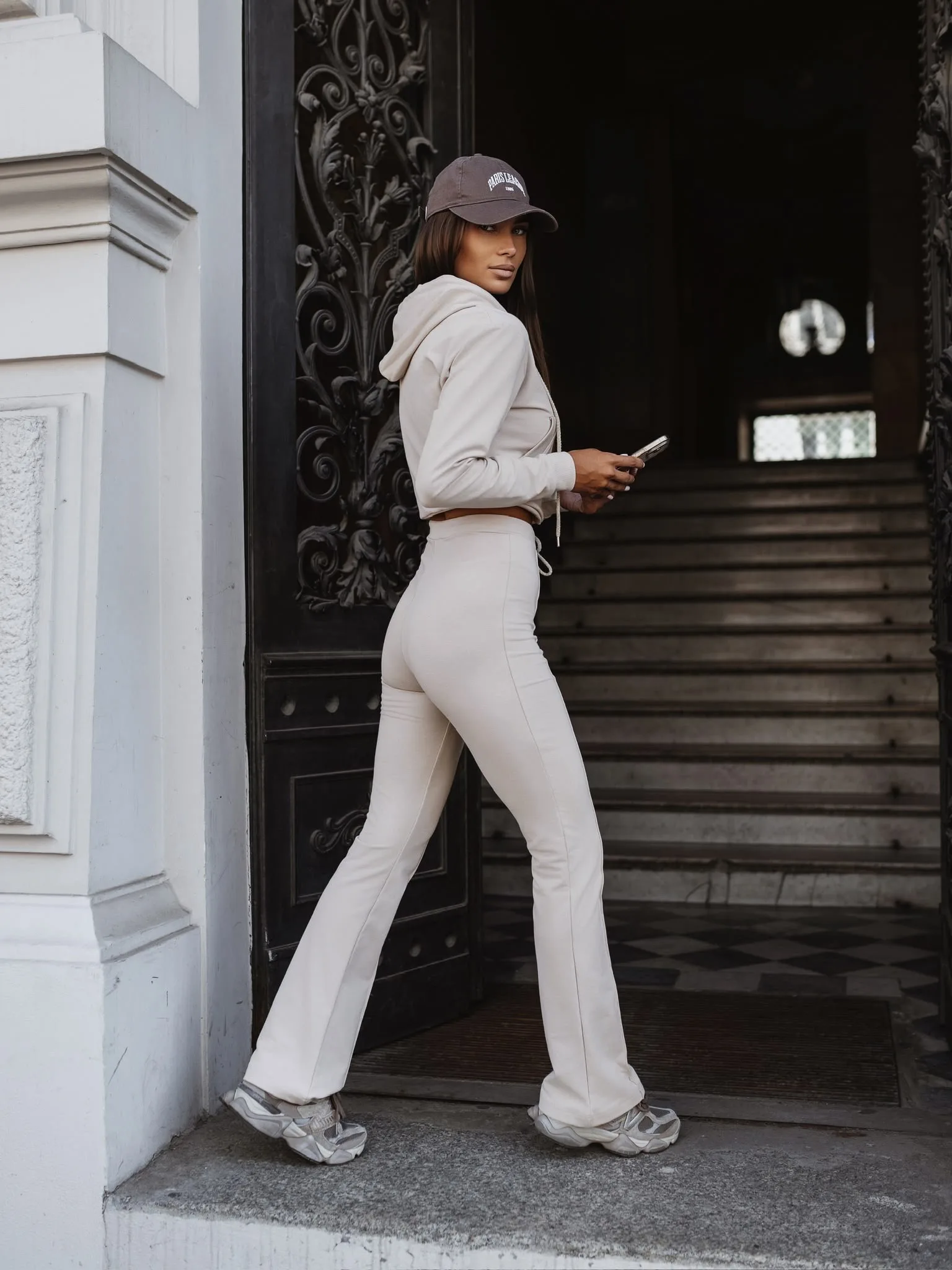 Essential Cream Tracksuit Set | Miss Iconic | Miss Iconic